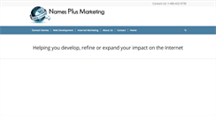 Desktop Screenshot of namesplusmarketing.com